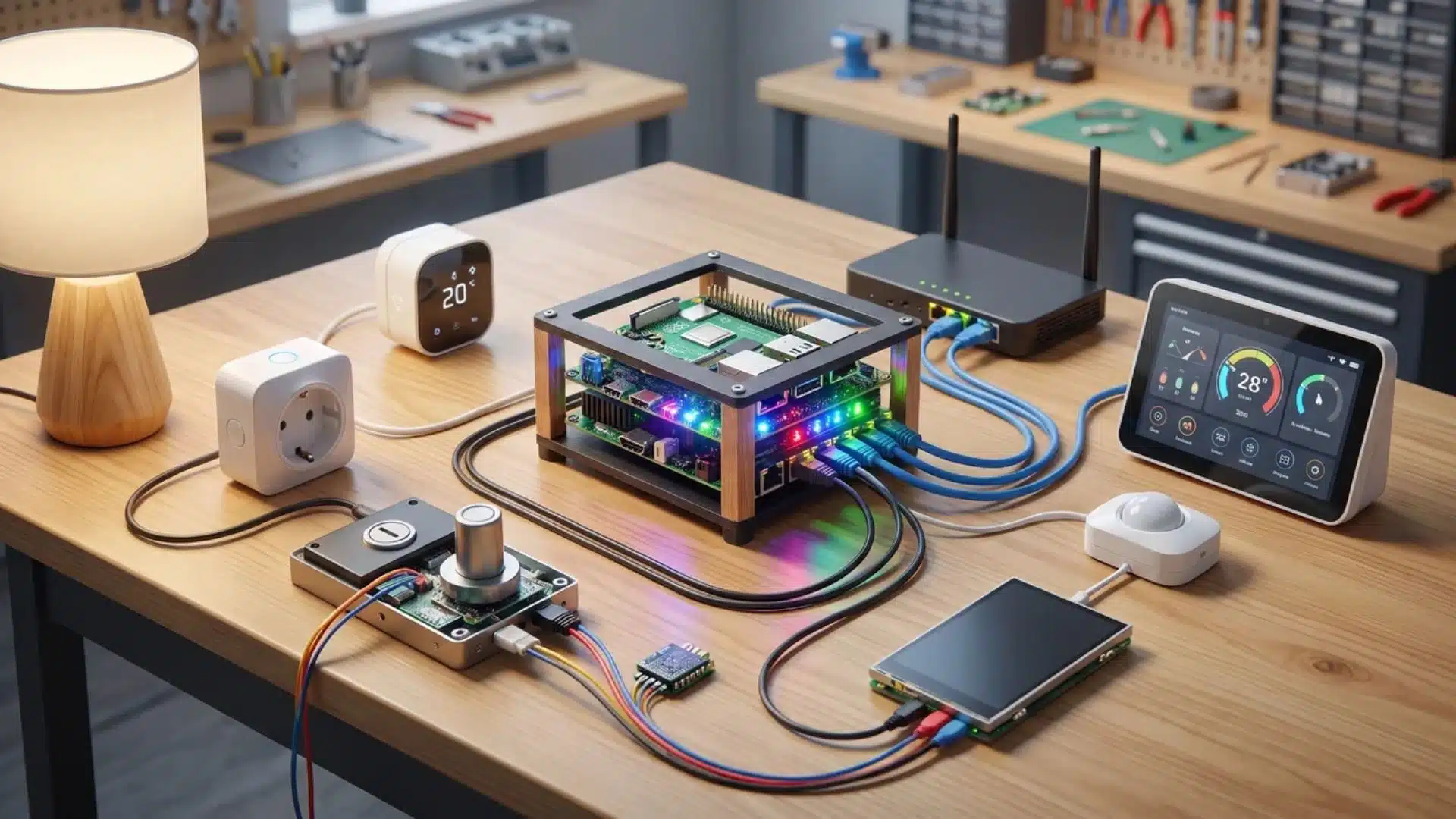open source smart home system controlled through local server hub