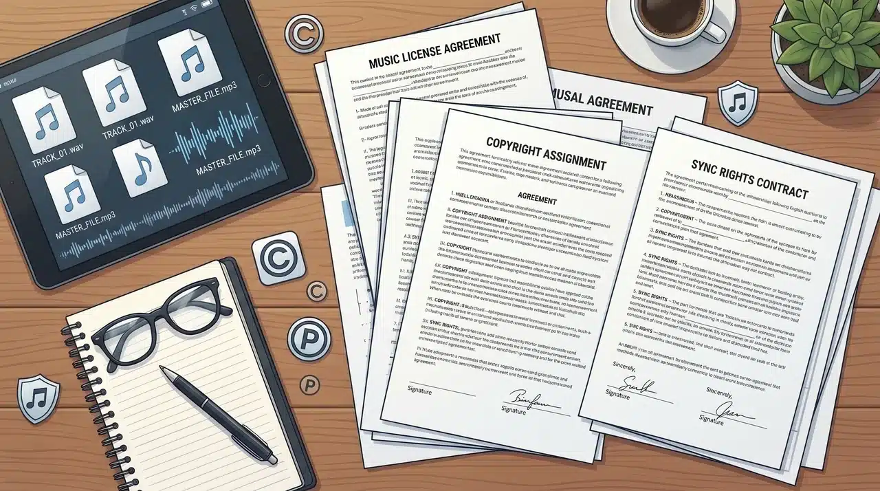 Music copyright and licensing considerations for AI-generated remixes.