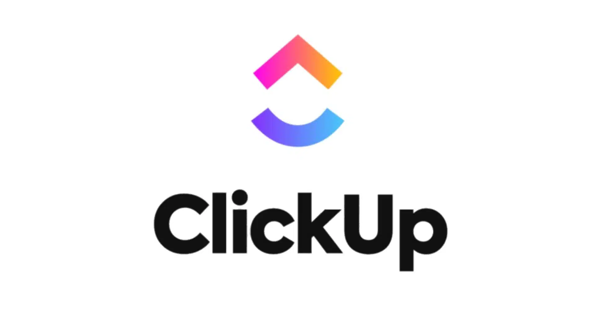 ClickUp logo on a clean background