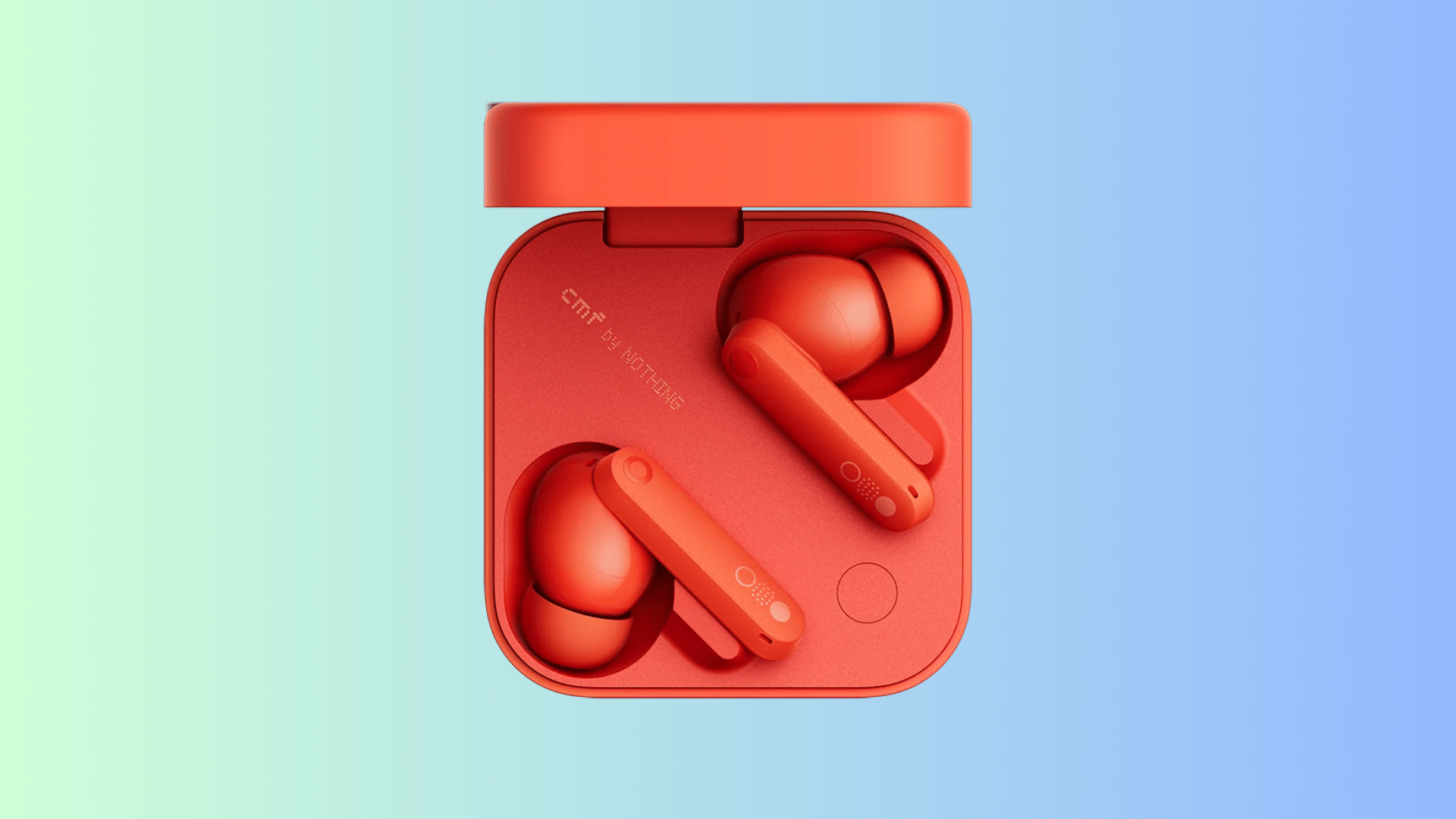 CMF Buds Pro 2 earbuds above an open charging case.