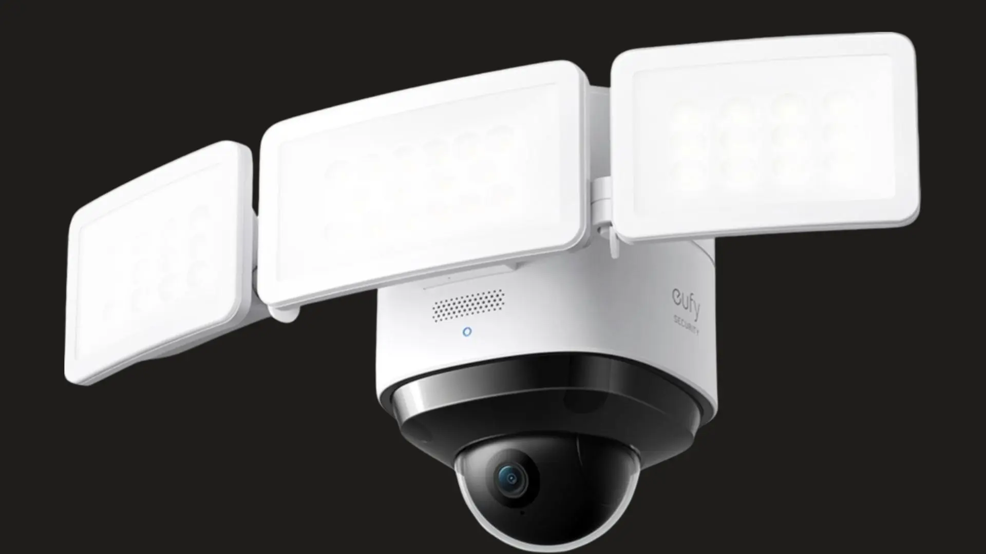 Eufy Floodlight Cam 2 Pro outdoor security camera with built-in floodlights for home monitoring.