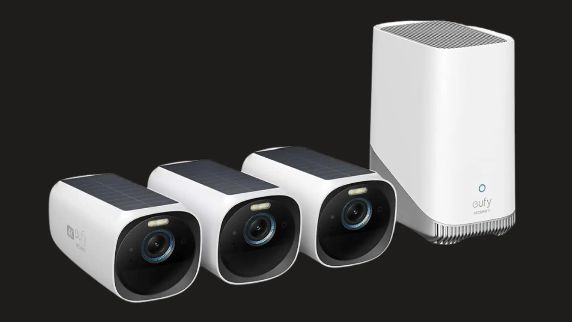 Eufy HomeBase 3 Kit smart security hub with connected cameras for local home surveillance storage.